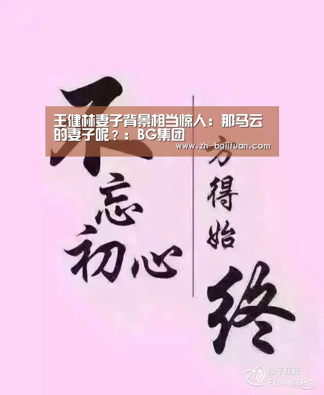 王健林妻子背景相当惊人:那马云的妻子呢?:BG集团(图1) BG集团